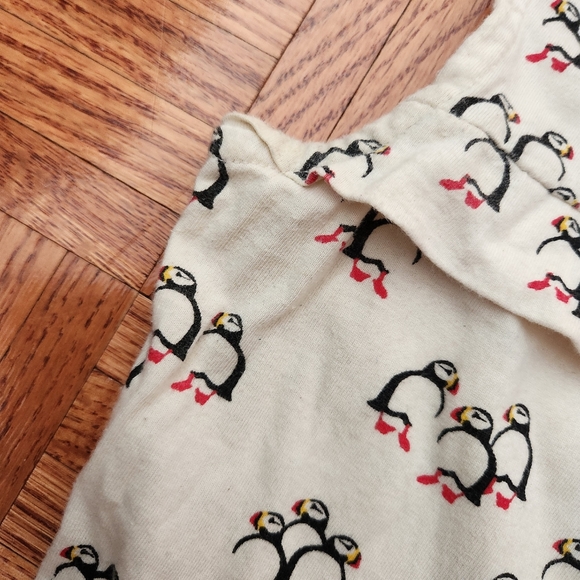 People Tree Puffin Peplum Cream Jersey Dress size S - Picture 5 of 8